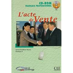C�d�roms Fran�ais Professionnel, L'acte de vente (avec CD-Rom)