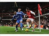 Photographic Prints of Samir Nasri (Arsenal) Jose Bosingwa and John Terry (Chelsea). Arsenal 3 1 from Arsenal FC Prints