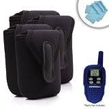 51xDmEG86aL. SL160  Top 10 Portable Audio & Video Electronics Accessories for March 29th 2012   Featuring : #8: Four Pack Dura Neoprene Protective Two Way Radio Carrying Case with Belt Clip for Motorola TalkAbout MH230R , MC225R , FV300 and More