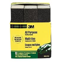 3M Sanding Sponge, Fine/Medium, 3.75-Inch by 2.625-Inch by 1-Inch,  3-Pack
