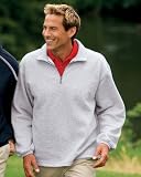 Port Authority Signature Men's Big Sueded Finish 1/4 Zip Sweatshirt Jacket. F292