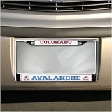 Colorado Avalanche Chrome License Plate Frame