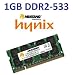 1 GB 200 pin DDR2-533 SODIMM (533Mhz, PC2-4200, CL4) - 100% kompatibel zu DDR2-400 (400Mhz, PC2-3200, CL3) f�r NOTEBOOKS