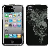 APPLE ITOUCH 4TH IPOD TOUCH 4TH GENERATION SKULL WING TATTOO DESIGN HARD CASE...