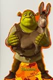 Shrek & Donkey Stand-up Shaped Birthday Card With Plastic Stand