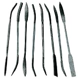 8 PIECE JUMBO WOOD RASP FILE SET