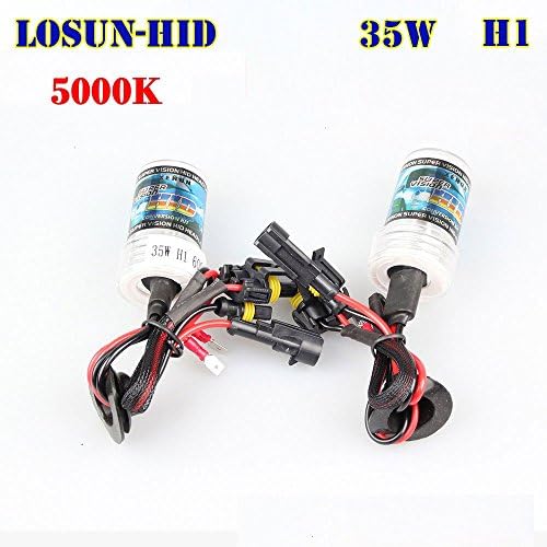 35W 12V Auto Car H1 HID Light Xenon Lamp Bulb 2Pcs/Pack - 5000K