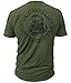 Don't Tread On Me Brand - Militia - T-Shirt DTOM Brand (XXL) Army Green