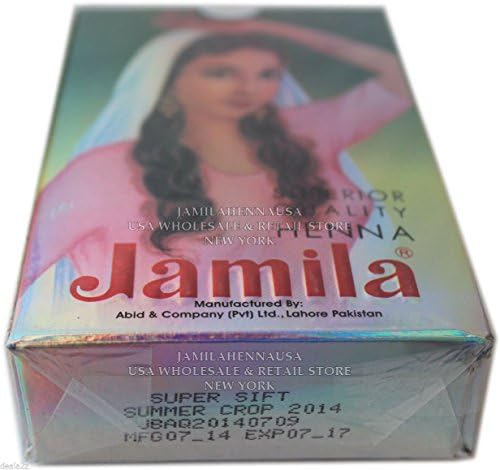 100g Jamila 2014 Crop Body ART Quality Finely Shifted Powder, 100% Natural and Friendly, It's Clinically Tested