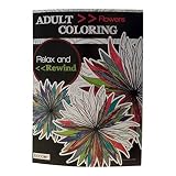Adult Coloring Books Featuring Flower Patterns (Flowers)