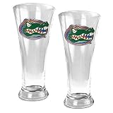 NCAA Florida Gators Two Piece 19-Ounce Pilsner Glass Set