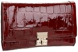 Kate Spade Marble Head Paola Clutch,Burgundy,one size