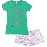 PeaceLoveandHappyHourWomens/JuniorsPajamaSet