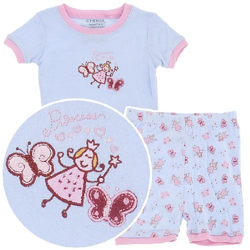 Princess Cotton Shorty Pajamas