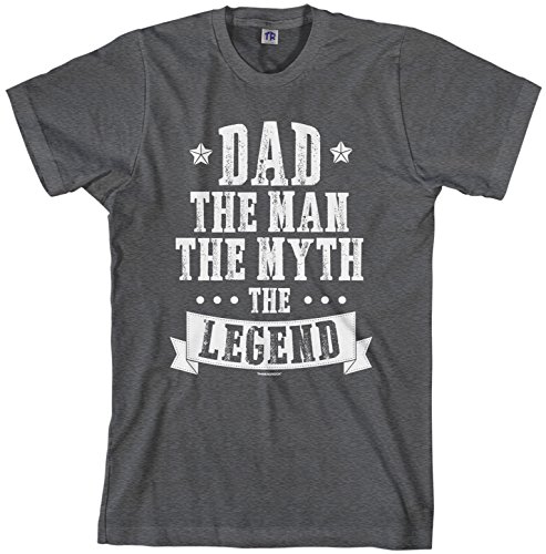 Threadrock Men's Dad The Man The Myth The Legend T-shirt
