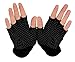 Mato & Hash Yoga Pilates Fingerless Exercise Grip Gloves - Blackout