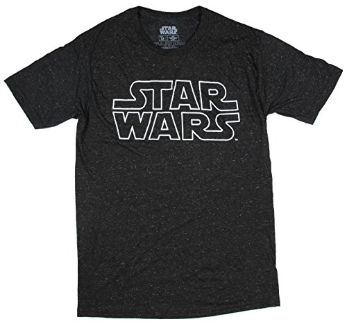 Star Wars Logo Black Licensed Graphic T-Shirt