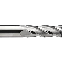 Niagara Cutter CB430 Carbide Ball Nose End Mills, Inch, Uncoated (Bright) Finish, Roughing and Finishing Cut, 30 Degree Helix, For Use With All Materials