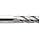 Niagara Cutter CB430 Carbide Ball Nose End Mills, Inch, Uncoated (Bright) Finish, Roughing and Finishing Cut, 30 Degree Helix, For Use With All Materials