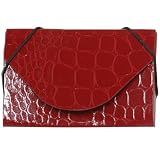 Red Alligator Texture Business Card Case - Sold individually