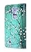NageBee Wallet Case Compatible with LG Phoenix 2, Escape 3 / K8 [Kickstand Feature] Premium PU Leather Flip Fold Wallet Case with [ID&Credit Card Slot] - Plum Blossom