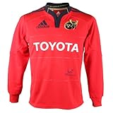 Adidas Munster Home Youths Long Sleeved Rugby Jersey (V13311) rrp£50 Toyota Red