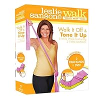 Leslie Sansone Walk Off Tone Up Toning Bands DVD Set