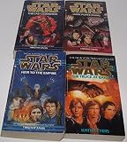 Star Wars Four Book Bundle Collection Set, Includes: Volume 1 Heir TO The Empire - The Truce At Bakura - Volume 3 (Of A Three Book Cycle) The Last Command - Volume 2 (Of A Three Book Cycle) Dark Force Rising