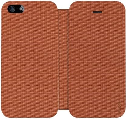 iClooly CATENELLA Flip Case for iPhone 5 Brown