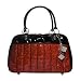 Lux de Ville SIN CITY MOTOR TOTE- Red Sparkle and Black