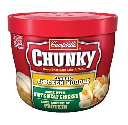 Campbell's Chunky Classic Chicken Noodle, 15.25-Ounce Microwavable Containers (Pack of 8)