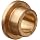 Bunting Bearings CFM010013010  Cast Bronze C93200 SAE 660 Flanged Sleeve Bearings, 10mm Bore x 13mm OD x 10mm Length - 16mm Flange OD x 1.5mm Flange Thick