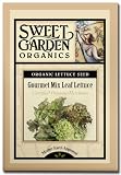 Gourmet Mix Lettuce - Certified Organic Heirloom Seeds