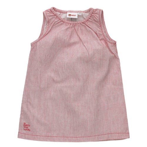 Lego Wear M&auml;dchen Kleid (knielang), gestreift 13417 DI 402 - DRESS, Gr. 98, Rot (RED) Preisvergleich