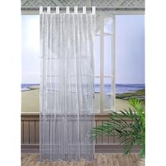 Schlaufenschal Organza 140cm x 245cm wei�