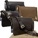 Visconti Leather Messenger Bag A4 Workplace - 18548