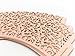 Yansanido 24 set pink Filigree Artistic Bake Little Vine Lace Laser Cut Cupcake Wrapper Cup Muffin Case Trays Collars Wrappers (24pcs pink)