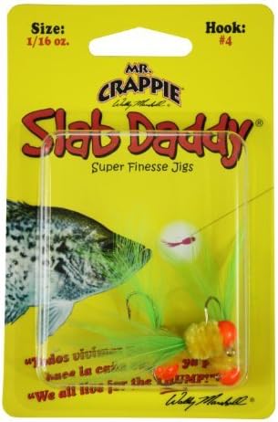 Blakemore TTI Fishing Co Mr Crappie Slab Daddy Hook (Size:1/8-Ounce Color:Orange/Yellow/Lime) by Blakemore TTI Fishing Co