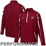 Nike South Carolina Gamecocks Garnet Skinny Post Clima-FIT Performance Pullover Jacket
