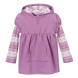 Infant Girls' Cherokee Long-Sleeve 2fer Tunic Hoodie Top - Orchd