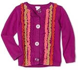 KC Parker Girls 4-6x Long Sleeve Cardigan Sweater