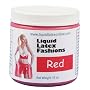 Liquid Latex Fashions Ammonia-Free Body Paint, Red, 16-Ounce Jar