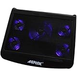 Blue LED 10-Inch to 17-Inch Laptop Notebook Cooling Cooler Stand Pad