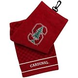 NCAA Stanford Cardinal Cardinal Embroidered Team Logo Tri-Fold Towel