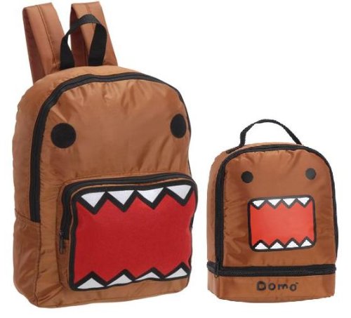 Domo Backpack and Lunchbox Set