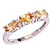Psiroy 925 Sterling Silver Stunning Created Gorgeous Women's 4mm*6mm Oval Cut CZ Morganite Filled Ring