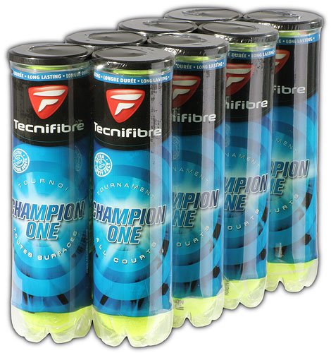 TECNIFIBRE - 32 Stk. Champion One Tennisbälle in 4er Dosen