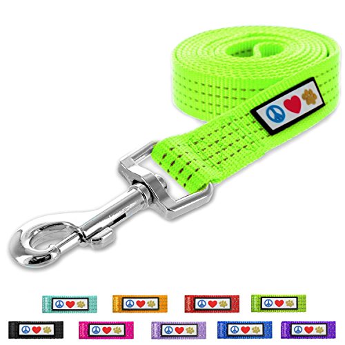 Pawtitas Reflective Leash Green Medium M/Large L