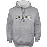 adidas Purdue Boilermakers Ash Book Smart Hoody Sweatshirt