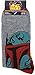 Hyp Star Wars Boba Fett Men's Crew Socks Shoe Size 6-12